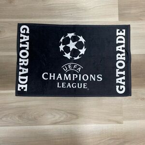 Black and white Gatorade towel - UEFA Champions League Edition